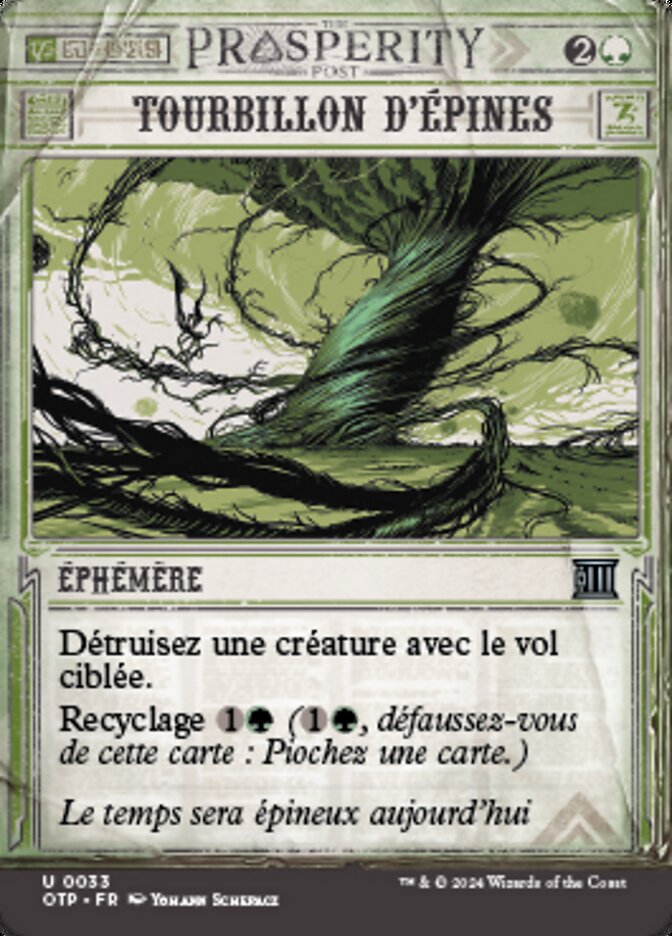 Tourbillon d'épines