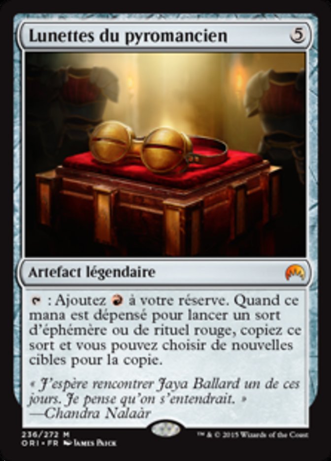 Lunettes du pyromancien